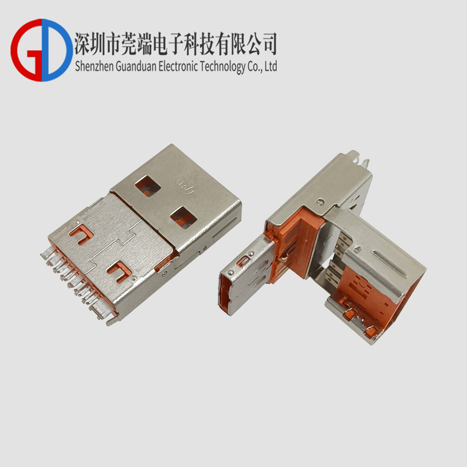 TYPE C公头+USB A公 二合一翻盖头
